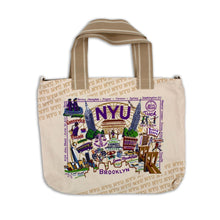 Load image into Gallery viewer, New York University Collegiate Tote Bag Tote Bag catstudio
