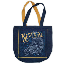Load image into Gallery viewer, Newport Denim Tote Bag Denim Tote Bag catstudio