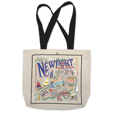 Load image into Gallery viewer, Newport Tote Bag Canvas Tote Bag catstudio