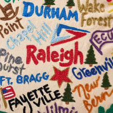 Load image into Gallery viewer, North Carolina Hand-Embroidered Pillow Pillow catstudio