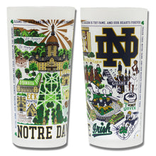 Load image into Gallery viewer, Notre Dame, University of Collegiate Drinking Glass Glass catstudio