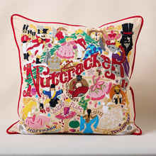 Load image into Gallery viewer, Nutcracker Hand-Embroidered Pillow Pillow catstudio