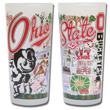 Load image into Gallery viewer, Ohio State University Collegiate Drinking Glass Glass catstudio