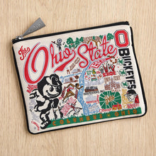 Load image into Gallery viewer, Ohio State University Collegiate Zip Pouch Pouch catstudio