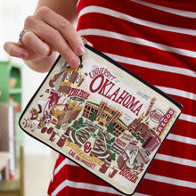 Load image into Gallery viewer, Oklahoma, University of Collegiate Zip Pouch Pouch catstudio