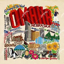 Load image into Gallery viewer, Omaha Fine Art Print Art Print catstudio