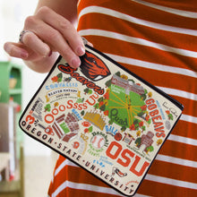 Load image into Gallery viewer, Oregon State University Collegiate Zip Pouch Pouch catstudio