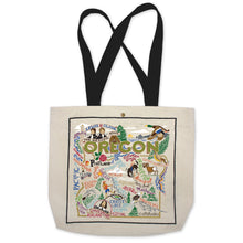 Load image into Gallery viewer, Oregon Tote Bag Canvas Tote Bag catstudio