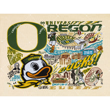 Load image into Gallery viewer, Oregon, University of Collegiate Fine Art Print Art Print catstudio