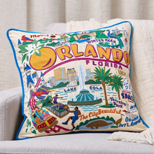 Load image into Gallery viewer, Orlando Hand-Embroidered Pillow Pillow catstudio