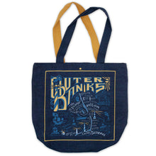 Load image into Gallery viewer, Outer Banks Denim Tote Bag Denim Tote Bag catstudio