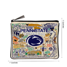 Load image into Gallery viewer, Penn State University Collegiate Zip Pouch Pouch catstudio