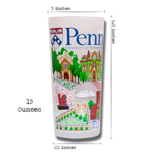 Load image into Gallery viewer, Pennsylvania, University of Collegiate Drinking Glass Glass catstudio