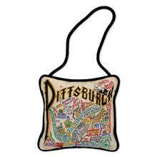 Load image into Gallery viewer, Pittsburgh Mini Pillow Ornament Mini Pillow catstudio
