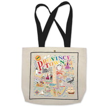 Load image into Gallery viewer, Provincetown Tote Bag Canvas Tote Bag catstudio
