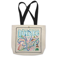 Load image into Gallery viewer, Quebec Tote Bag Canvas Tote Bag catstudio