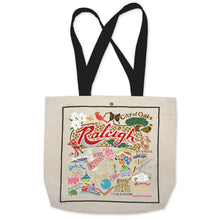Load image into Gallery viewer, Raleigh Tote Bag Canvas Tote Bag catstudio