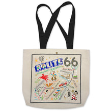 Load image into Gallery viewer, Route 66 Tote Bag Canvas Tote Bag catstudio