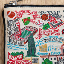 Load image into Gallery viewer, Rutgers University Collegiate Zip Pouch Pouch catstudio