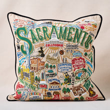 Load image into Gallery viewer, Sacramento Hand-Embroidered Pillow Pillow catstudio
