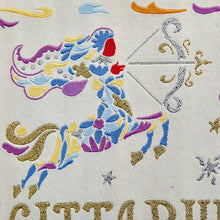 Load image into Gallery viewer, Sagittarius Astrology Zip Pouch Pouch catstudio