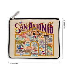 Load image into Gallery viewer, San Antonio Zip Pouch Pouch catstudio