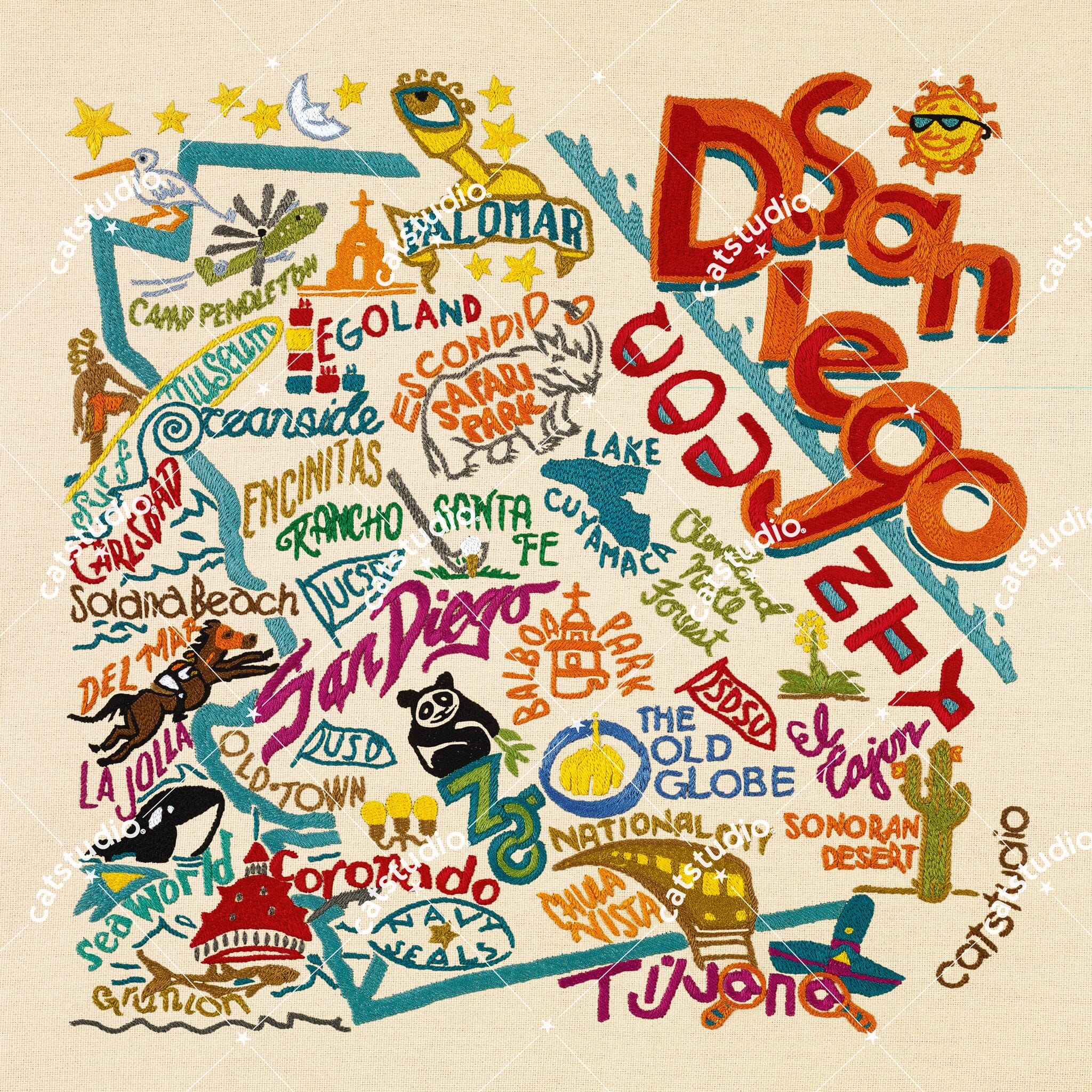 San Diego Fine Art Print | California Collection by catstudio
