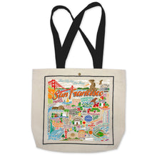Load image into Gallery viewer, San Francisco City Tote Bag Canvas Tote Bag catstudio