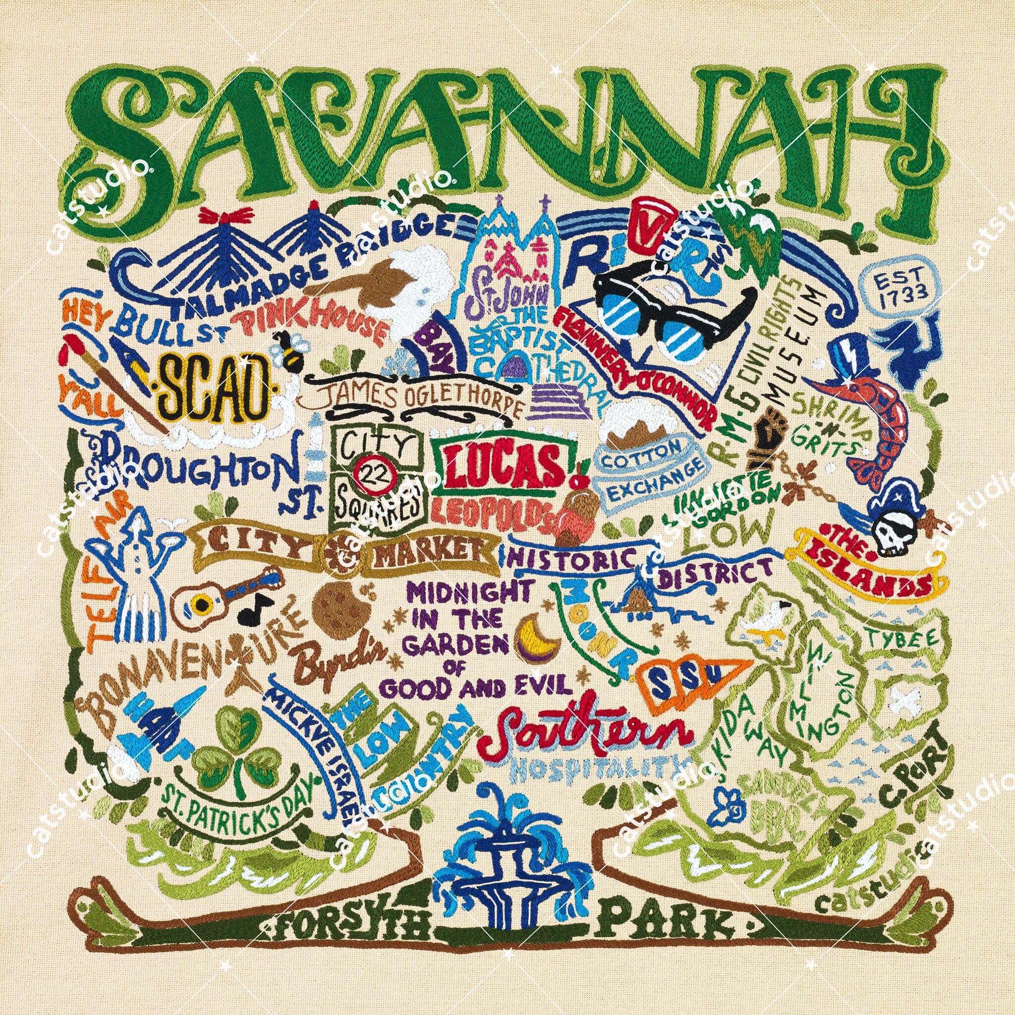 Savannah Fine Art Print | Georgia Collection by catstudio – catstudio