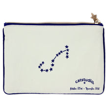 Load image into Gallery viewer, Scorpio Astrology Zip Pouch Pouch catstudio