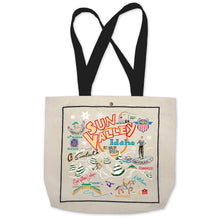 Load image into Gallery viewer, Ski Sun Valley Tote Bag Canvas Tote Bag catstudio