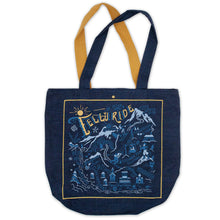 Load image into Gallery viewer, Ski Telluride Denim Tote Bag Denim Tote Bag catstudio