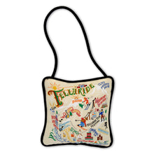Load image into Gallery viewer, Ski Telluride Mini Pillow Ornament Mini Pillow catstudio