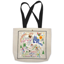 Load image into Gallery viewer, Ski Utah Tote Bag Canvas Tote Bag catstudio