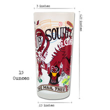 Load image into Gallery viewer, South Carolina, University of Collegiate Drinking Glass Glass catstudio