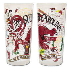 Load image into Gallery viewer, South Carolina, University of Collegiate Drinking Glass Glass catstudio