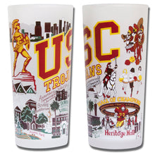 Load image into Gallery viewer, Southern California, University of (USC) Collegiate Drinking Glass Glass catstudio