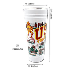 Load image into Gallery viewer, Southern California, University of (USC) Collegiate Thermal Tumbler in White - Limited Edition! Thermal Tumbler catstudio