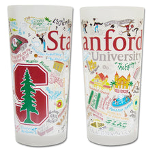 Load image into Gallery viewer, Stanford University Collegiate Drinking Glass Glass catstudio