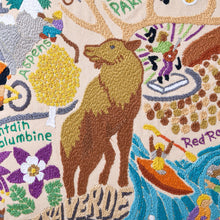 Load image into Gallery viewer, Summer Colorado Hand-Embroidered Pillow Pillow catstudio