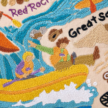 Load image into Gallery viewer, Summer Colorado Hand-Embroidered Pillow Pillow catstudio