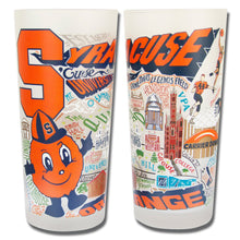 Load image into Gallery viewer, Syracuse University Collegiate Drinking Glass Glass catstudio