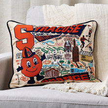 Load image into Gallery viewer, Syracuse University Collegiate Embroidered Pillow Pillow catstudio