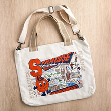Load image into Gallery viewer, Syracuse University Collegiate Tote Bag Collegiate Collegiate Tote Bag catstudio