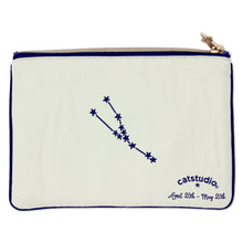 Load image into Gallery viewer, Taurus Astrology Zip Pouch Pouch catstudio