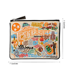 Load image into Gallery viewer, Tennessee, University of Collegiate Zip Pouch Pouch catstudio