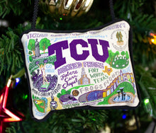 Load image into Gallery viewer, Texas Christian University Collegiate Mini Pillow Ornament Mini Pillow catstudio