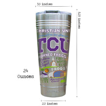 Load image into Gallery viewer, Texas Christian University (TCU) Collegiate Thermal Tumbler Thermal Tumbler catstudio