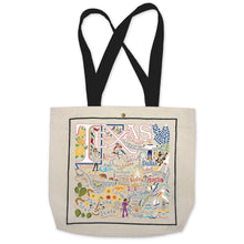Load image into Gallery viewer, Texas Tote Bag Canvas Tote Bag catstudio