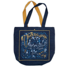 Load image into Gallery viewer, Transylvania Denim Tote Bag Denim Tote Bag catstudio